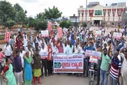 TSRTC JAC Takes Out Bike Rally In Warangal
