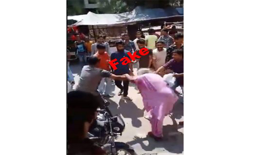 Old video from Rajasthan being shared as elderly man beaten up by youth in Delhi