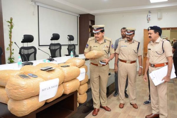 100 kg Ganja Worth Rs 14 Lakh Seized In Hyderabad