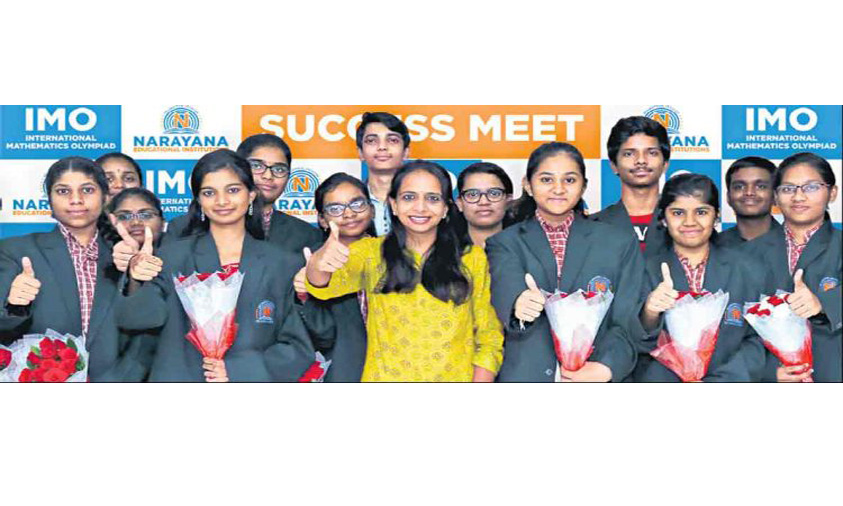 Narayana Students Create Records in International Olympiads