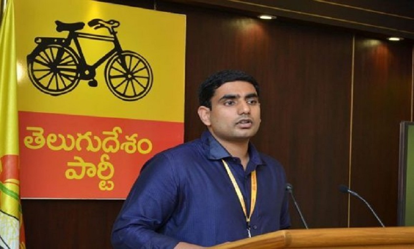 Lokesh declares assets, dares AP govt to prove it wrong