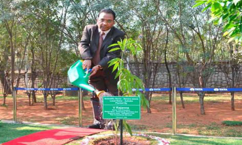 TCS Senior Vice President Rajanna joins Green Challenge