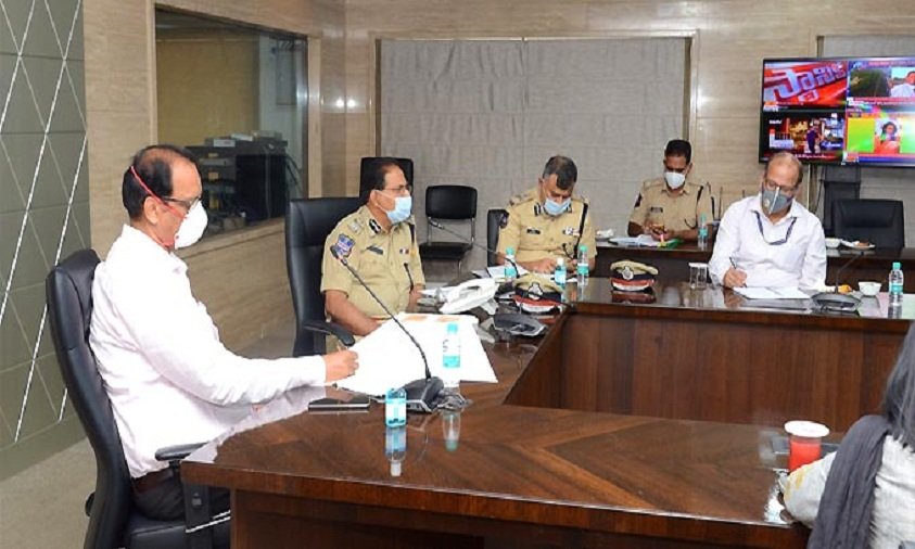 Mahender Reddy Briefs Central Team On Lockdown Arrangements