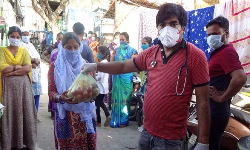 Jyotiba Phule Jayanthi: Vegetables, Groceries Donated In Hyd