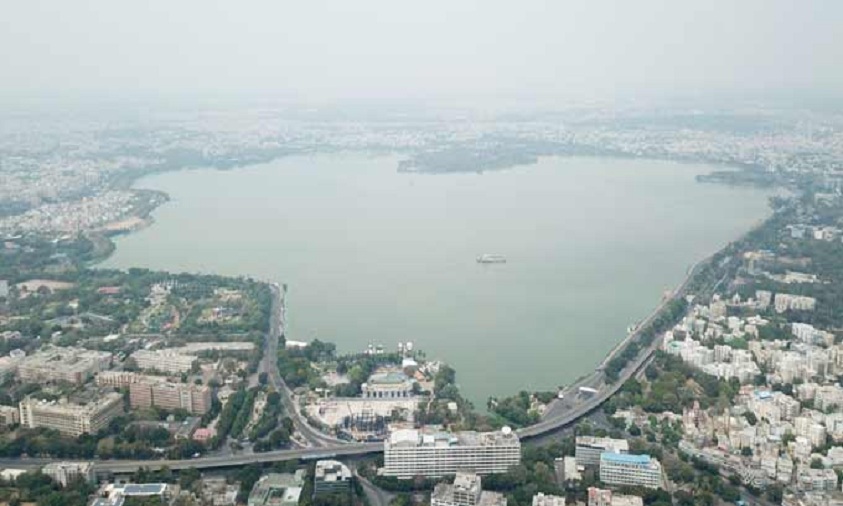 Tough to believe, but lockdown shows impact on Hyderabad’s Hussain Sagar too