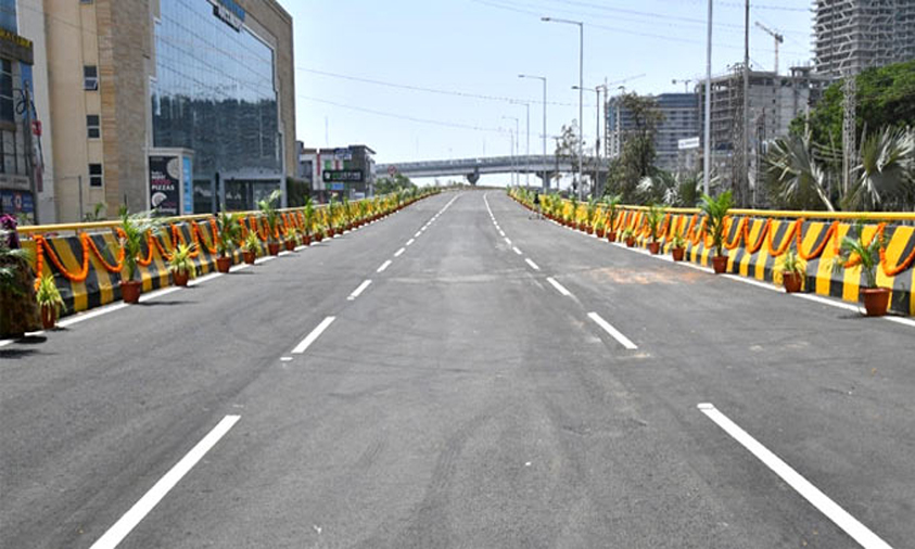 First Level Flyover Opened At Biodiversity Junction