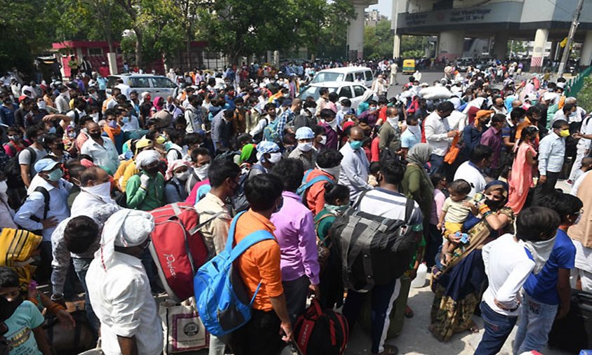 Migrants’ situation shows BJP is anti-poor: AAP