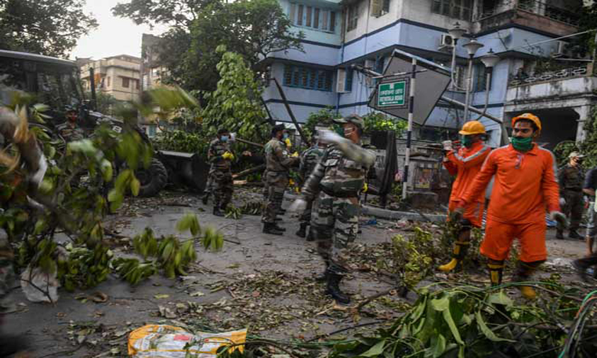 NDRF teams working tirelessly to restore normalcy in Bengal