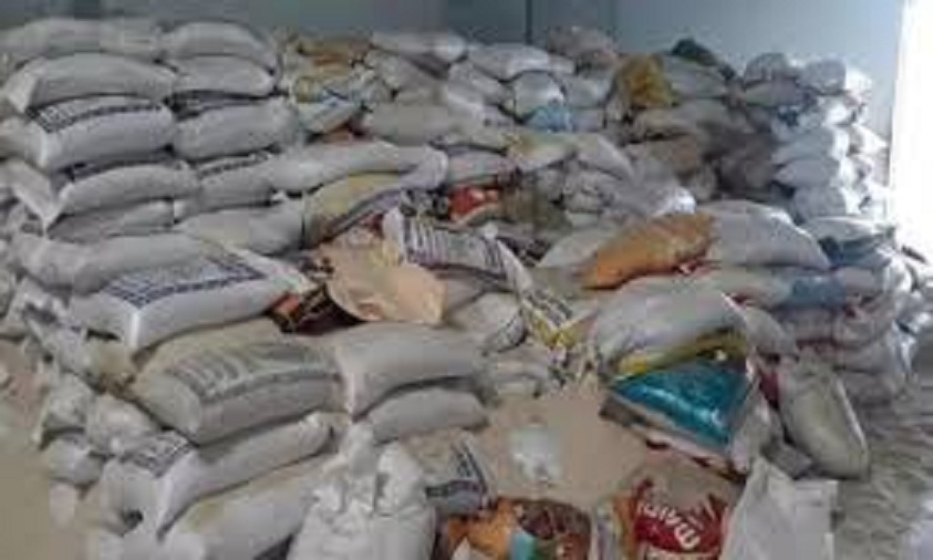Illegally stored PDS rice seized in old city