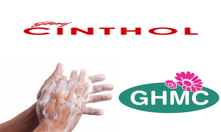 Cinthol Soap Join Hands With GHMC To Promote Hand Hygiene For Safety Measure