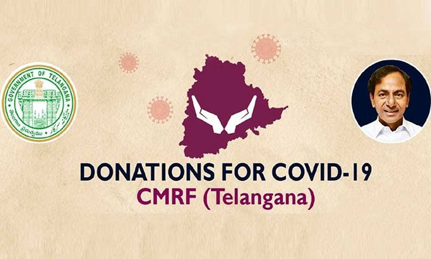 TSPC Member Donated Rs.25 Lakh to CMRF