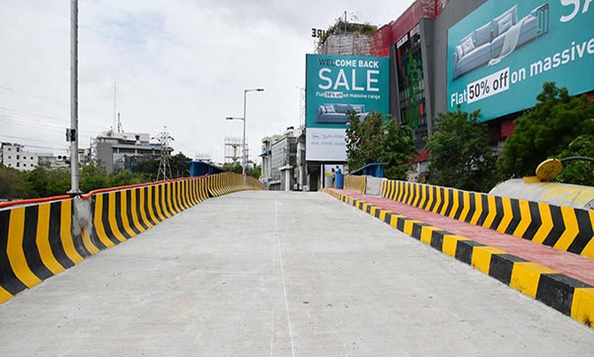 Ministers Launch Steel Bridge At Punjagutta