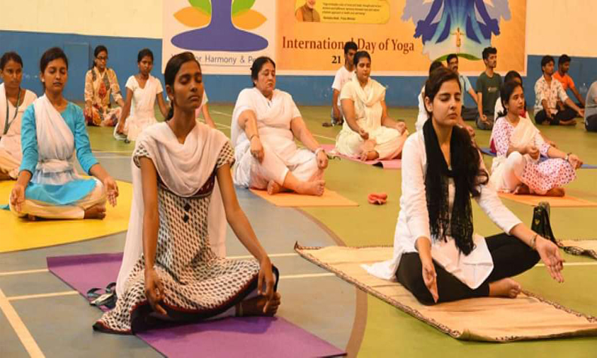 GITAM Celebrated International Yoga Day