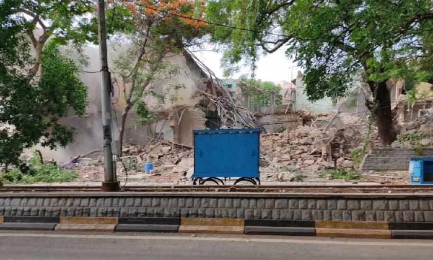 Govt Allots Permission Media To Cover Demolition Of Secretariat
