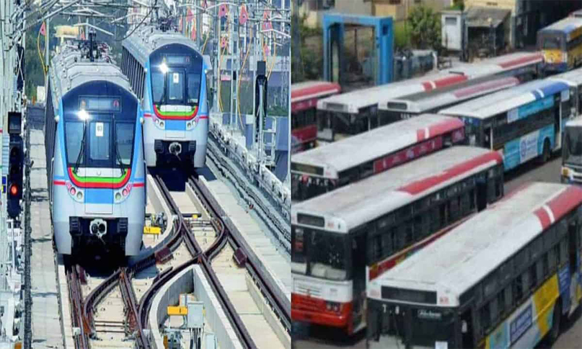 Resume RTC Buses & Metro Rail In Hyd: Congress