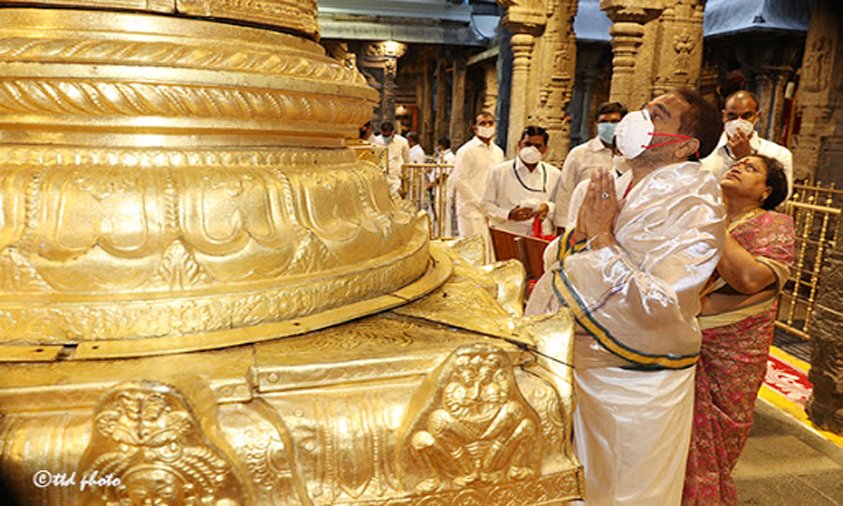 AP Speaker Offers Prayers-Takes Part In Sundarakanda Pathanam