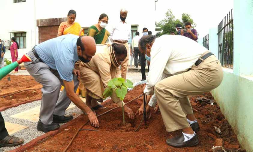 Herbal Garden Facility Inaugurated At UoH