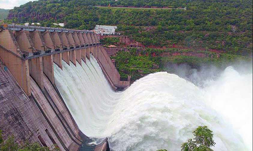 Nagarjuna Sagar Receives 42,000 Cusecs Of Water