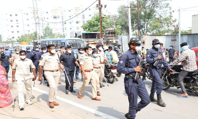 Cyberabad CP Sajjanar Inspects Various Places Today