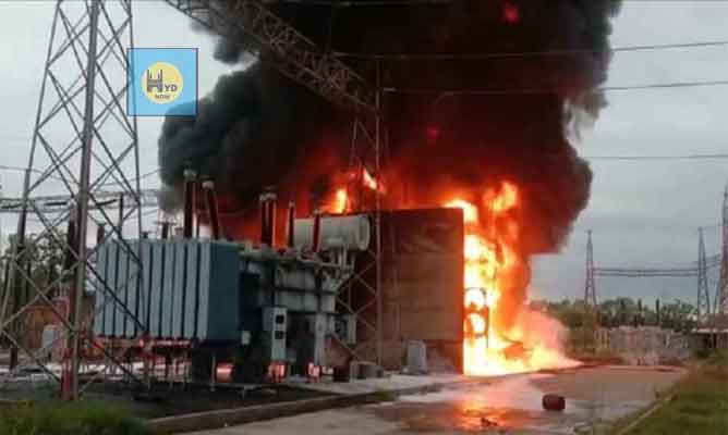 Kothagudem: Fire Broke Out At Electrical Sub-Station