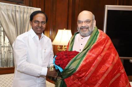CM KCR Calls on Union Home Minister Amit Shah