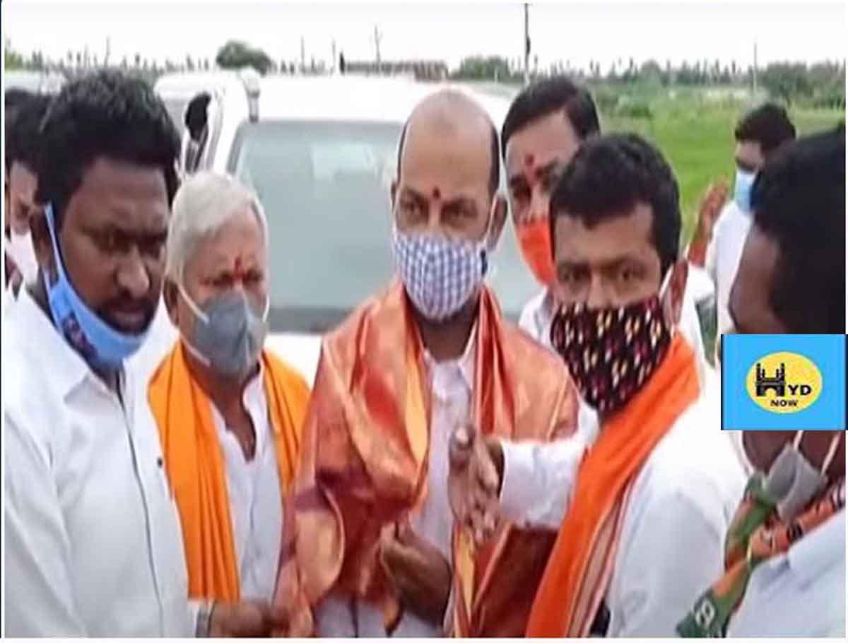 State BJP Chief Visits Siddipet