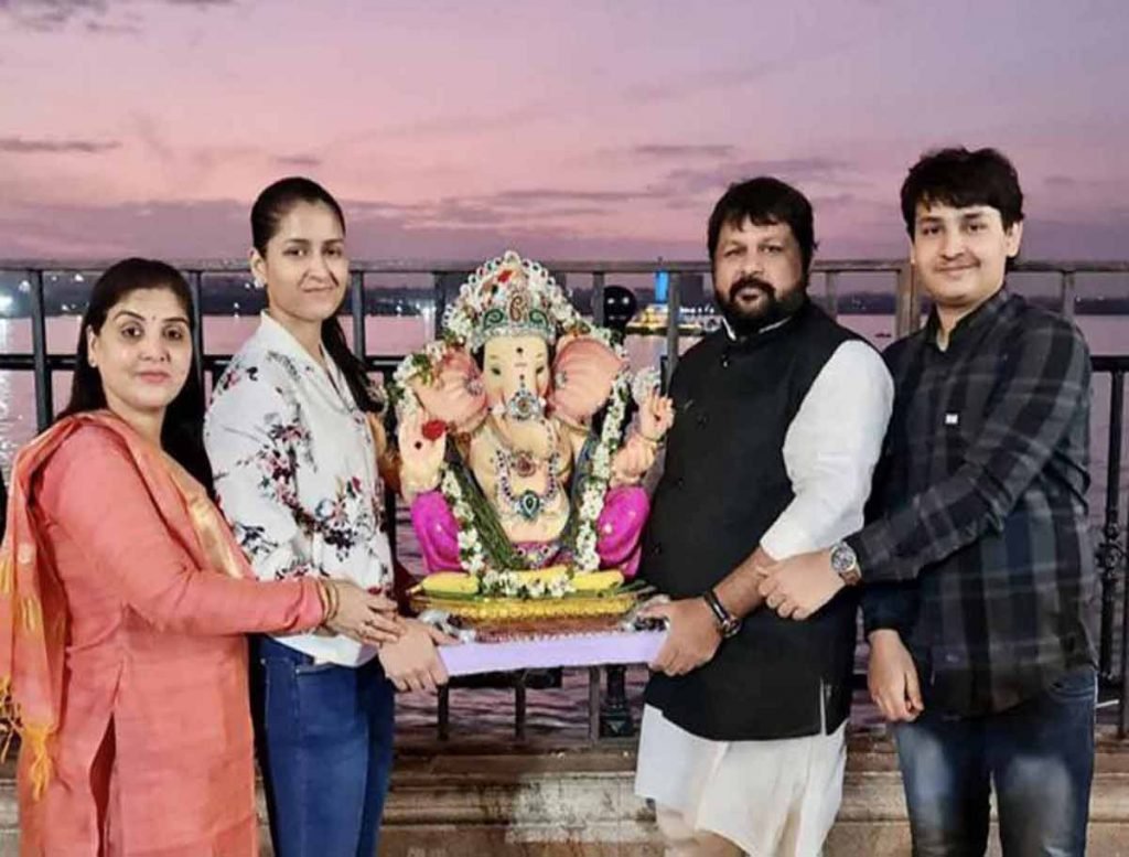 Hyderabad: Naina Jaiswal Celebrates Ganesh Chaturthi