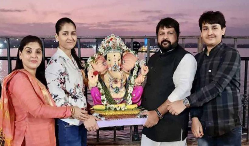 Hyderabad: Naina Jaiswal Celebrates Ganesh Chaturthi
