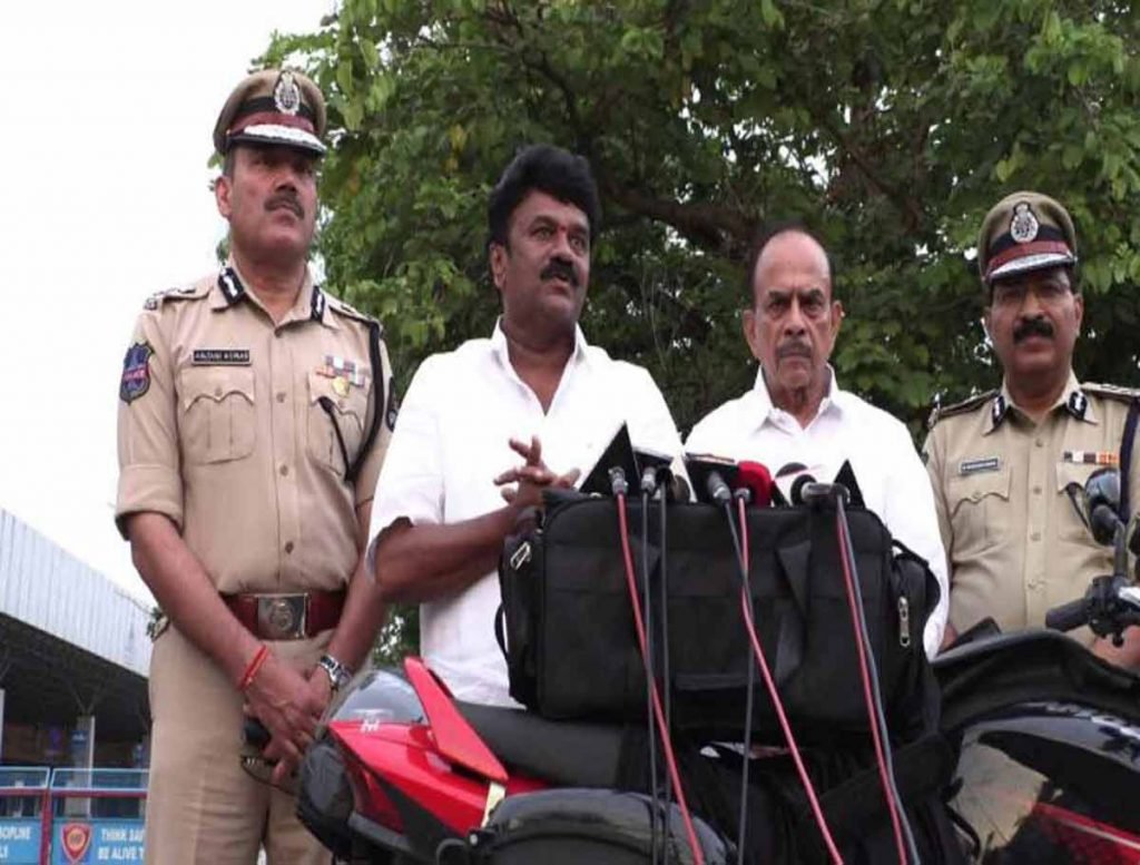 Talasani, Mahmood Ali Take Aerial View