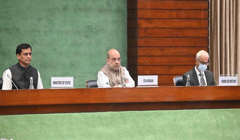 Amit Shah Chairs Ministry of Home Affairs Meeting
