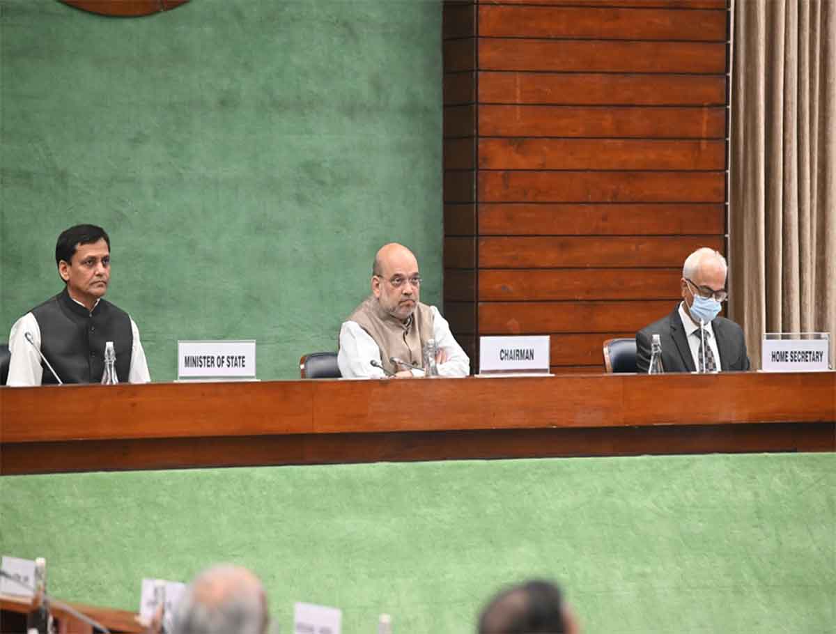 Amit Shah Chairs Ministry of Home Affairs Meeting
