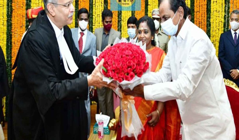 Justice SC Sharma Sworn in as Telangana CJ