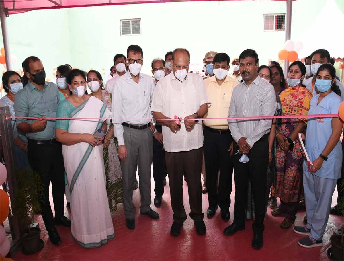 Hyderabad: Somesh Kumar Inaugurates Mega Vaccination Centre