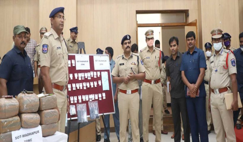 Cyberabad police busts drugs racket