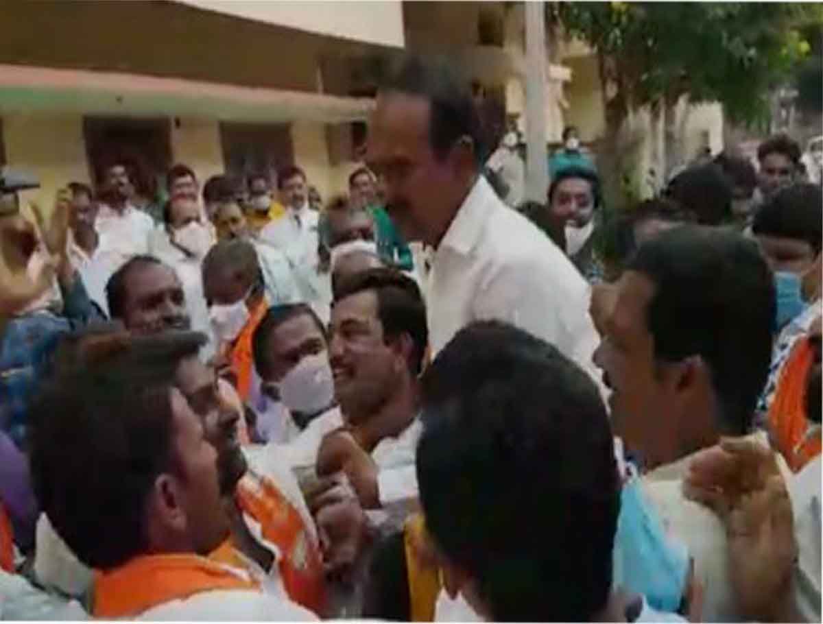 Huzurabad bypoll: TRS Accepts Defeat, Eatala Rajender Wins