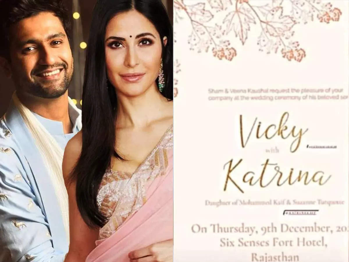Vicky Kaushal and Katrina Kaif's wedding card out!