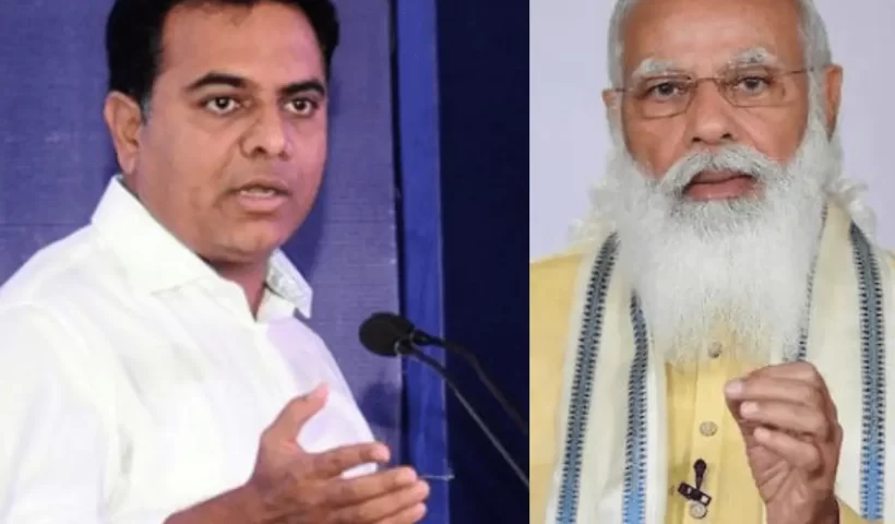KTR takes a dig at PM Modi dining with Kashi workers
