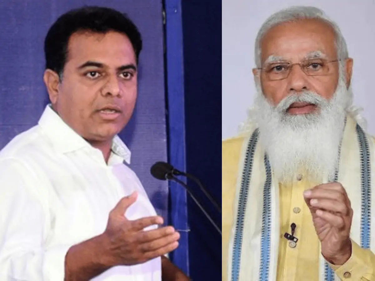 KTR takes a dig at PM Modi dining with Kashi workers