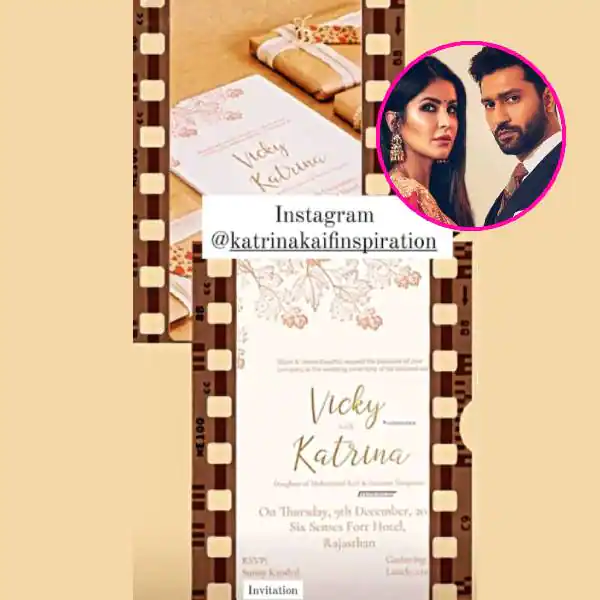 Vicky Kaushal and Katrina Kaif's wedding card out!