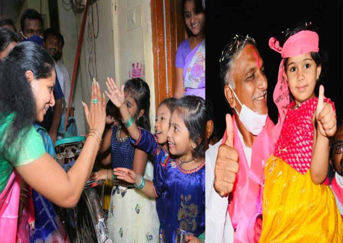 Harish Rao, Kavitha Greetings To Mark National Girl Child Day