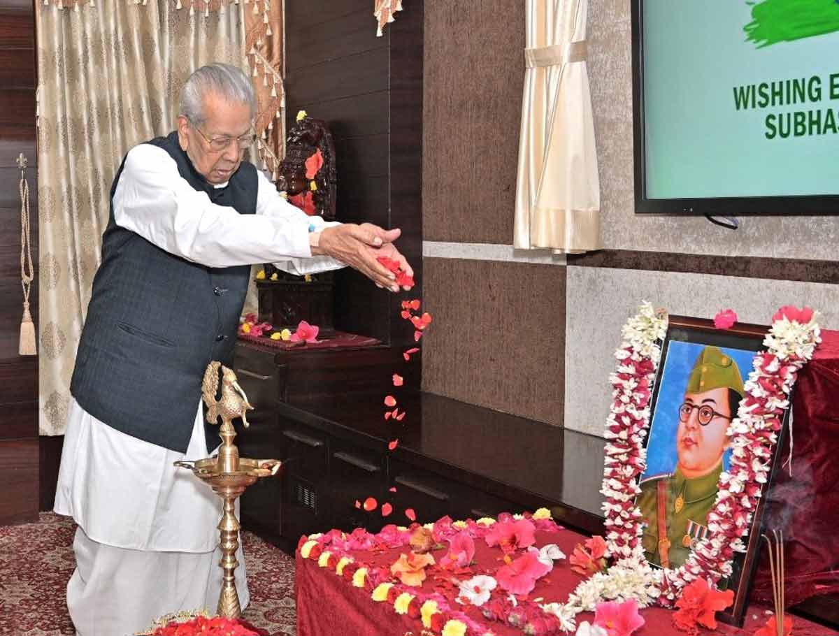 AP Guv Pays Tributes to Netaji Subhash Chandra Bose