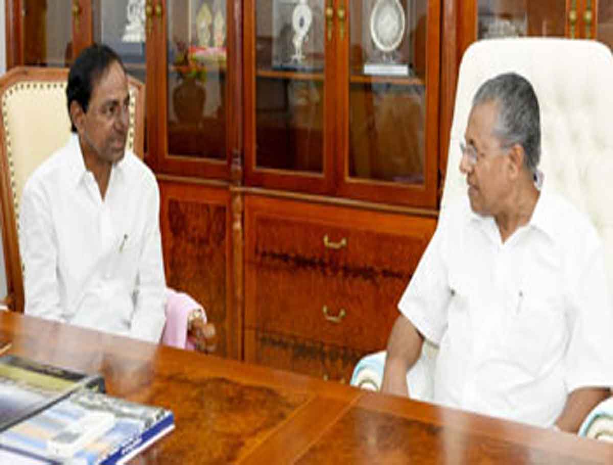 Kerala Chief Minister Calls on CM KCR