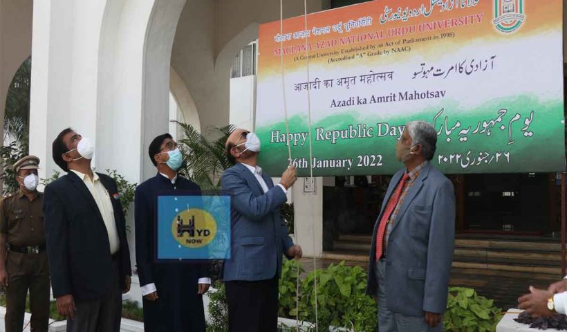 MANUU Celebrates India's 73rd Republic Day