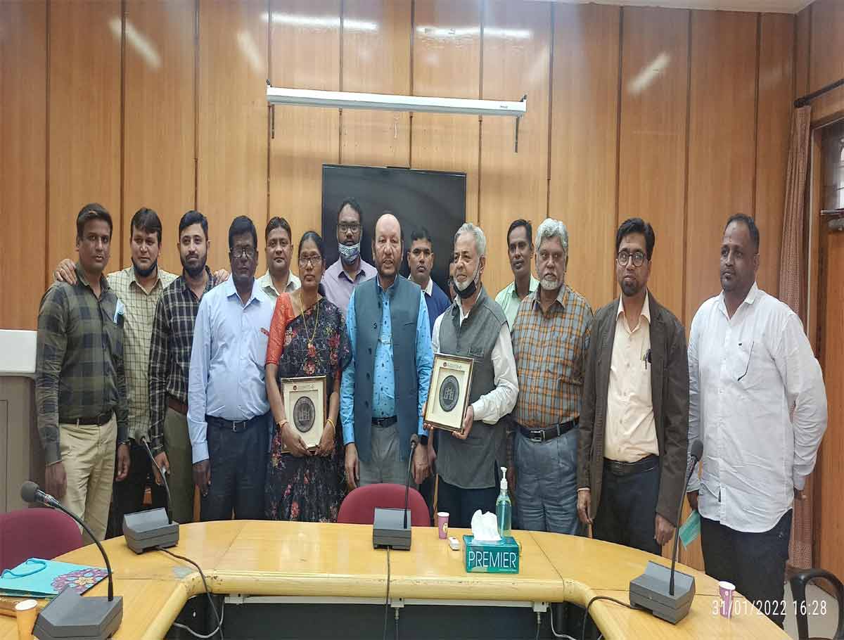Farewell to Two MANUU Employees Held