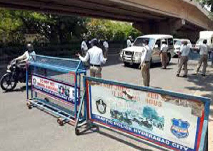 Traffic Restrictions At Hitec City On August 8