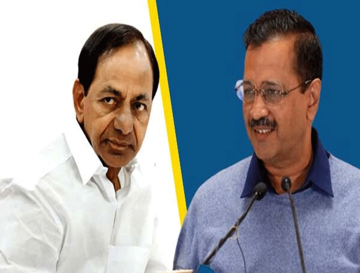 KCR And Kejriwal Teaming up to Make an Oppn Front Against BJP and Congress