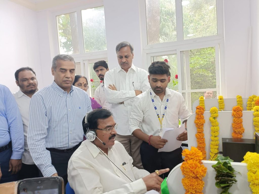 Hyderabad: Niranjan Reddy Launches Call Centre