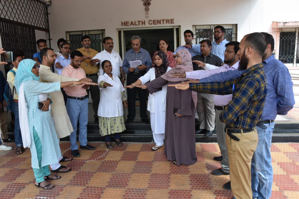 World Blood Donor Day Observed at MANUU