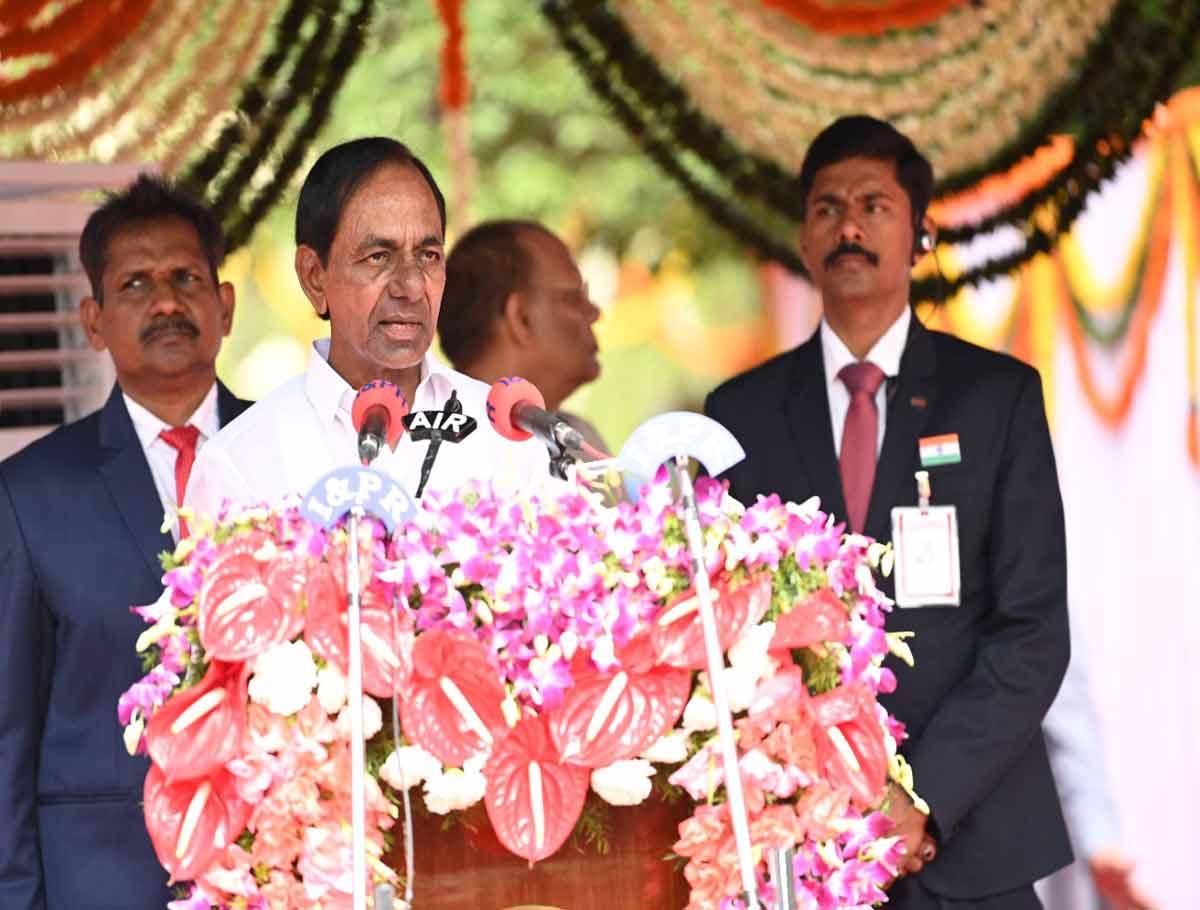 Telangana Reached Greater Heights In Development: CM KCR