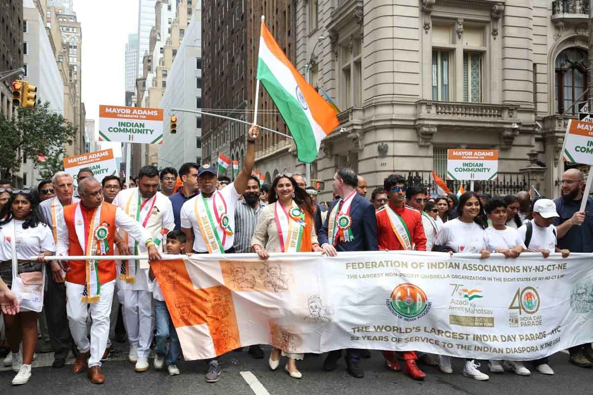 World's biggest Indian parade in New York